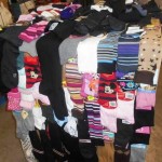 lot de 1050 paires de chaussettes