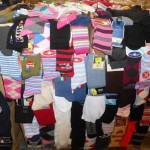 lot de 1050 paires de chaussettes