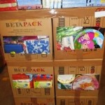 lot de 600 pieces de vaisselle jetable serviettes, assiettes, gobelets