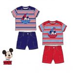 24 ensemble T Shirt + bermuda Mickey 3 mois à 24 mois 120 euros ht