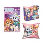 12 coffrets coussin + plaid Pat patrouille